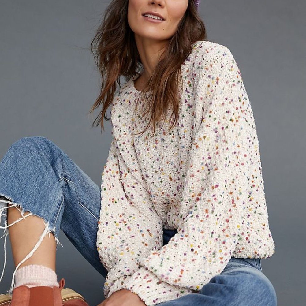 ISO - Anthropologie Confetti Chenille sweater